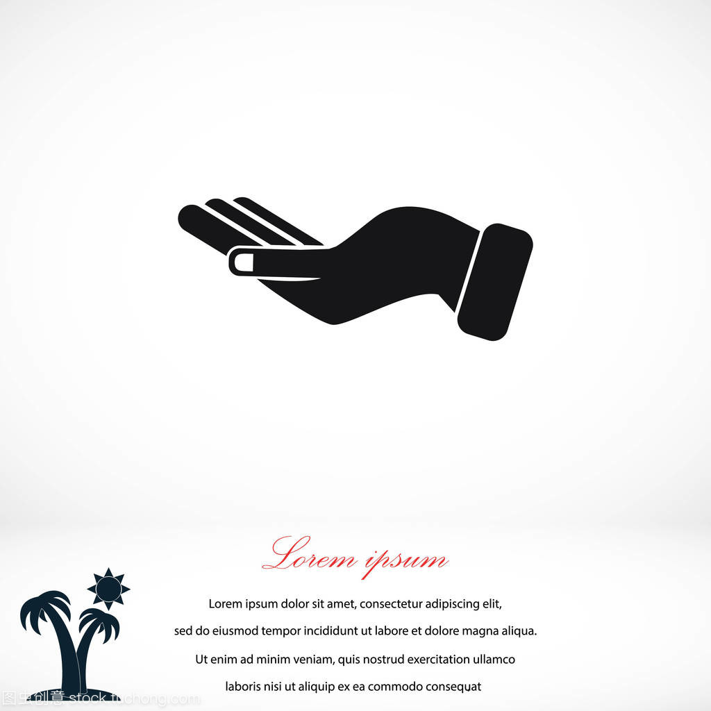 手图标矢量 平面设计中的多功能视觉元素